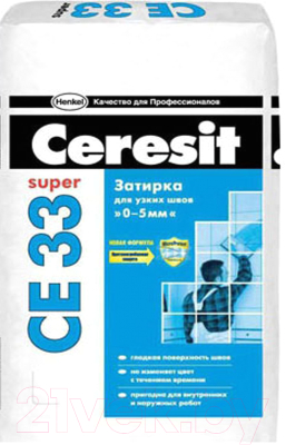 Фуга Ceresit CE 33 (20кг, серый)