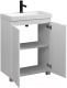 Миниатюра изображения товара Тумба под умывальник Belux Париж Н 60 (1, белый глянец)