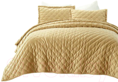 Набор текстиля для спальни Arya Ansel / 8680943114044 (золотистый)