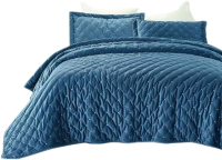 Набор текстиля для спальни Arya Ansel / 8680943114105 (темно-синий) - 