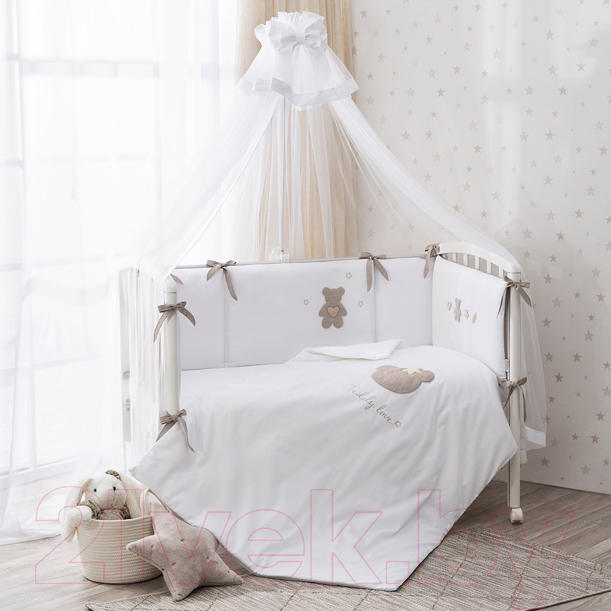 Комплект постельный для малышей Perina Teddy Love / ТЛ6-01.12