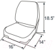 Миниатюра изображения товара Сиденье для лодки Ho Star Limited 75103 (белый)