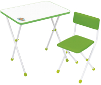 Комплект мебели с детским столом Ника КНД1/С (салатовый) - 