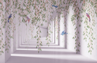 

Фотообои бесшовные Citydecor, Flower Tunnel 3D 5