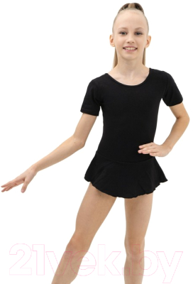 Купальник для художественной гимнастики Grace Dance 4429308 (р-р 32, черный)