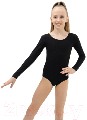 Купальник для художественной гимнастики Grace Dance 871241 (р-р 28, черный)