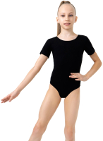 Купальник для художественной гимнастики Grace Dance 871249 (р-р 30, черный) - 