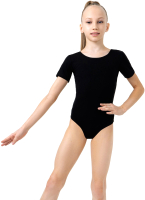 Купальник для художественной гимнастики Grace Dance 871251 (р-р 34, черный) - 