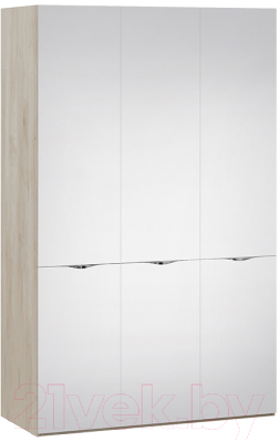 Шкаф ТриЯ Глосс с 3 зеркальными дверями СМ-319.07.433 (баттл рок)