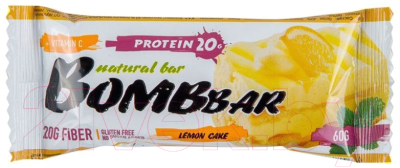 Протеиновый батончик Bombbar Лимонный торт (60г)