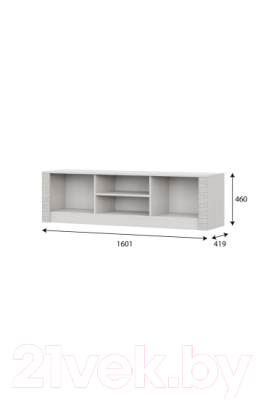 Изображение товара Тумба SV-мебель Гамма 20 серия №4 ТВ 1600 (ясень анкор светлый/сандал светлый)