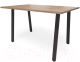 Обеденный стол Millwood Леон Л18 130x80x75 (дуб табачный Craft/металл черный) - 