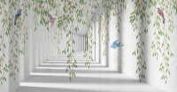 

Фотообои бесшовные Citydecor, Flower Tunnel 3D 1