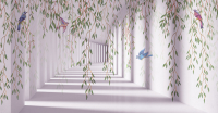 

Фотообои бесшовные Citydecor, Flower Tunnel 3D 5