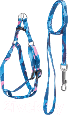 Изображение товара Шлея с поводком Сима Косточка / 103017