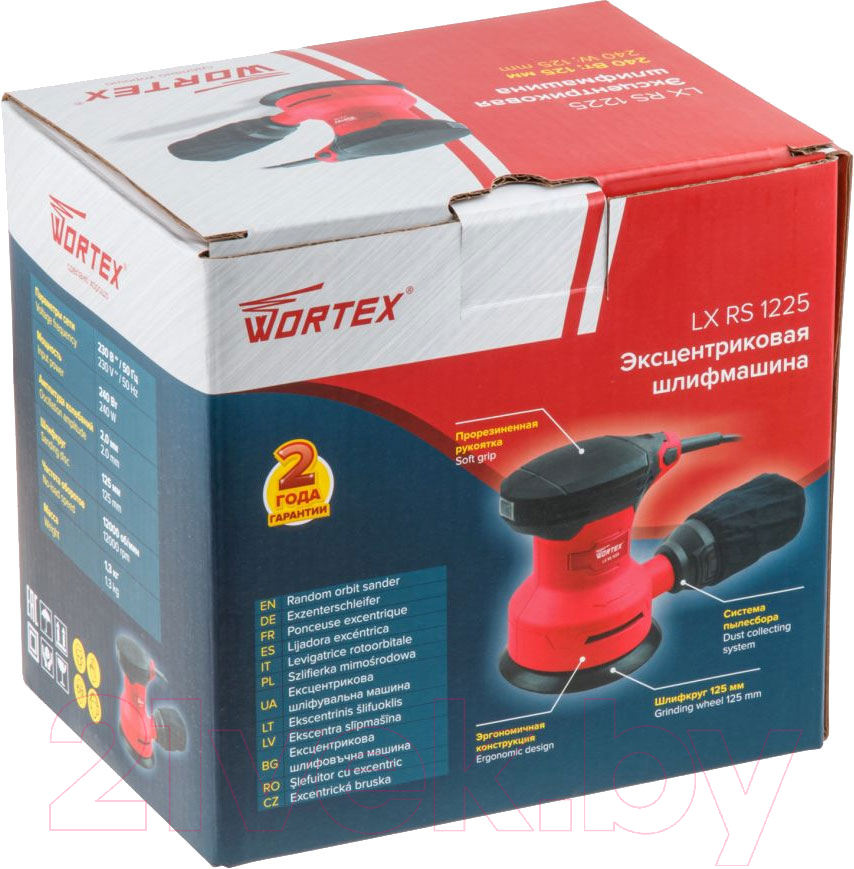 Эксцентриковая шлифовальная машина Wortex LX RS 1225