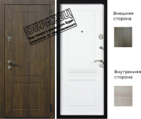 

Входная дверь Staller, Comfort ЮП-2 орех темный/ЮП-2 Cappuccino P