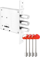 

Замок врезной Fuaro, V10/S-60.00.3R14 Сувальдный