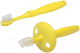 Набор зубных щеток для новорожденных Roxy-Kids RTM-003 (желтый) - 