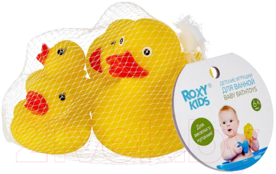 Набор игрушек для ванной Roxy-Kids Уточки / RRT-811