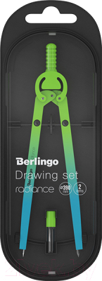 Готовальня Berlingo Radiance / DS_01002a (голубой/зеленый градиент)