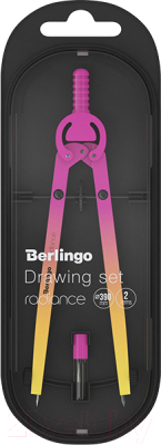 Готовальня Berlingo Radiance / DS_01002b (желтый/розовый градиент)