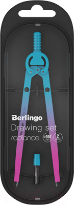 Готовальня Berlingo Radiance / DS_01002c (розовый/голубой градиент)