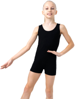 Комбинезон гимнастический Grace Dance 1431657 (р-р 30, черный) - 