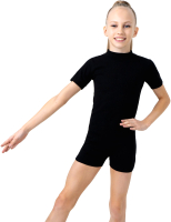 Комбинезон гимнастический Grace Dance 1431689 (р-р 30, черный) - 