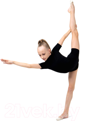 Комбинезон гимнастический Grace Dance 1431689 (р-р 30, черный)
