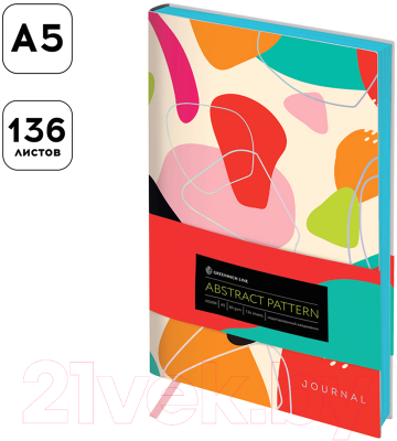 Изображение товара Ежедневник Greenwich Line Vision. Abstract pattern A5 / ENA5_38814 (136л)