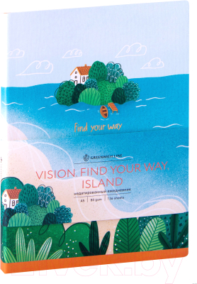 Изображение товара Ежедневник Greenwich Line Vision. Find your way. Island A5 / ENA5_38790 (136л)
