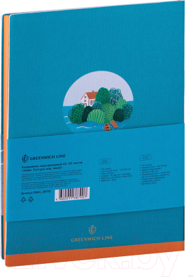 Изображение товара Ежедневник Greenwich Line Vision. Find your way. Island A5 / ENA5_38790 (136л)