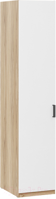 Шкаф-пенал ТриЯ Рико ТД-340.07.111 с 1 глухой дверью (яблоня белуно/белый глянец)
