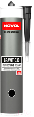 Герметик полиуретановый Novol Gravit 630 / 33201 (300мл, черный)