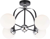 

Люстра Rilon Lighting, Престиж 3164/4 CR+BK+WT