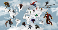 

Фотообои бесшовные Citydecor, Superhero 2