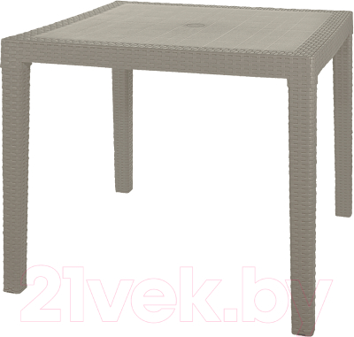 Коричневый стол серые стулья