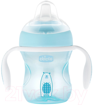 

Поильник Chicco, Голубой, Transition Cup / 340624018