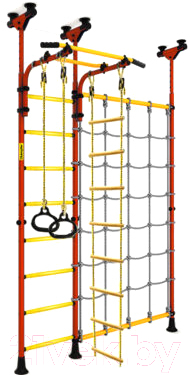 Детский спортивный комплекс Kampfer Gridline Ceiling (красный/желтый)
