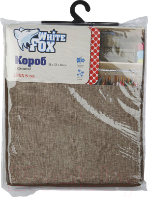 Коробка для хранения White Fox Linen Beige / WHHH10-374