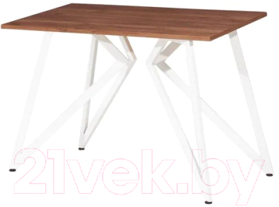 Обеденный стол Millwood Женева Л18 100x70 (дуб табачный Craft/металл белый)