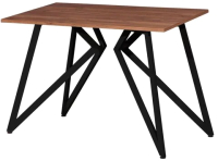 Обеденный стол Millwood Женева Л18 100x70 (дуб табачный Craft/металл черный) - 