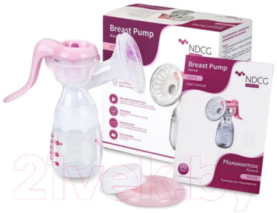 Молокоотсос ручной NDCG Comfort ND110 / 05.4348 (розовый)