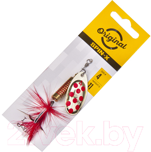 Блесна Lucky John Spin-X Round / LJSR04-GR