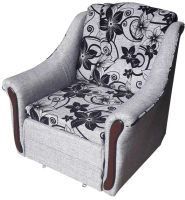 Кресло-кровать Асмана Виктория (цветок черный) - 