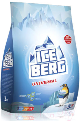 Изображение товара Стиральный порошок ICEBERG Universal (3кг)