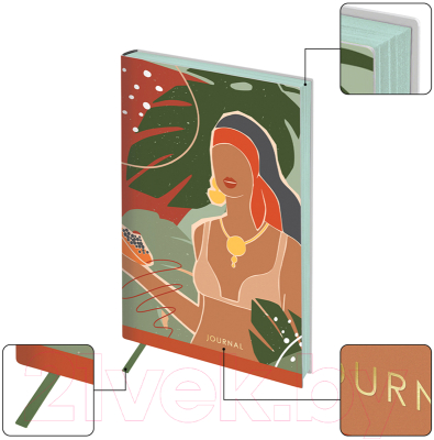 Изображение товара Ежедневник Greenwich Line Vision. Terracotta Art. Girl A5 / ENA5_38794 (136л)