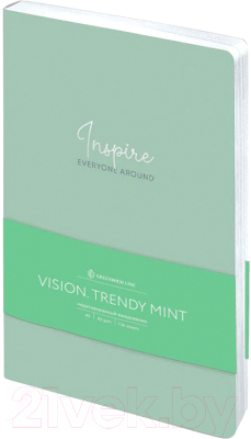 Изображение товара Ежедневник Greenwich Line Vision. Trendy mint A5 / ENA5_38816 (136л)