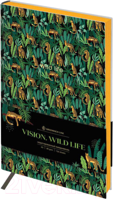 Изображение товара Ежедневник Greenwich Line Vision. Wild life A5 / ENA5_38798 (136л)